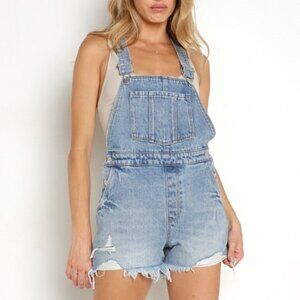 Rollas Original Short Overall Sylvie Blue